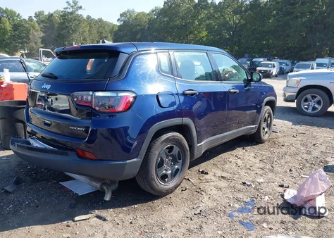 2021 Jeep Compass Sport Fwd из США, поврежденный, VIN 3C4NJCAB3MT546014